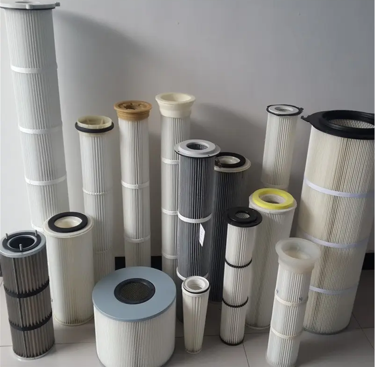 供应2米高布袋除尘滤芯除尘滤筒