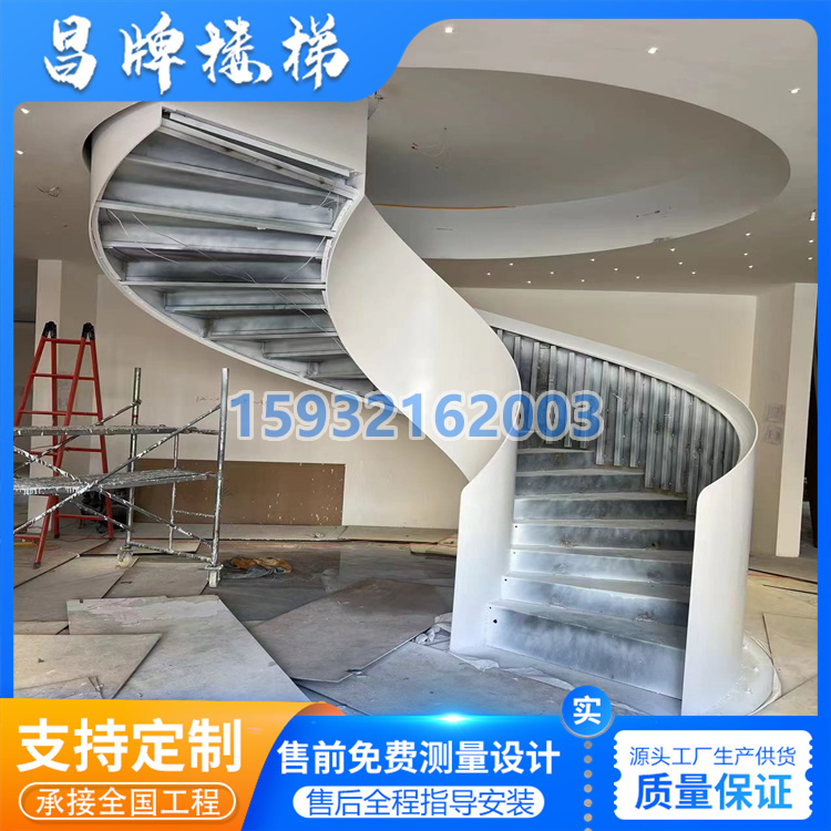 供应钢木中柱旋转楼梯规格齐全