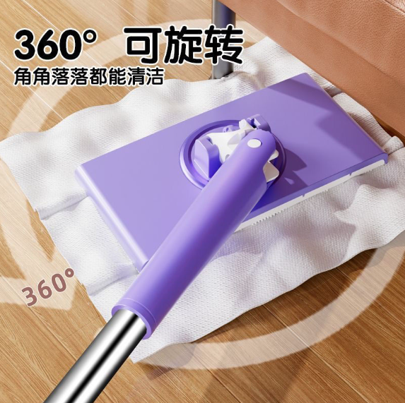 【夹布平板拖推荐！】角角落落都能清洁！洗脸巾二次利用！