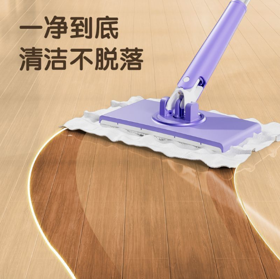 【夹布平板拖推荐！】角角落落都能清洁！洗脸巾二次利用！