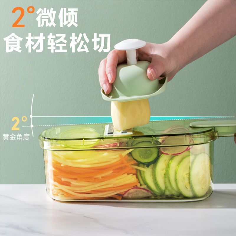 【擦丝器推荐！】食材轻松切！不伤手！各种花样！