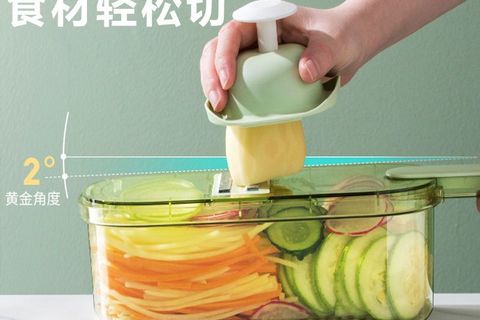 【擦丝器推荐！】食材轻松切！不伤手！各种花样！