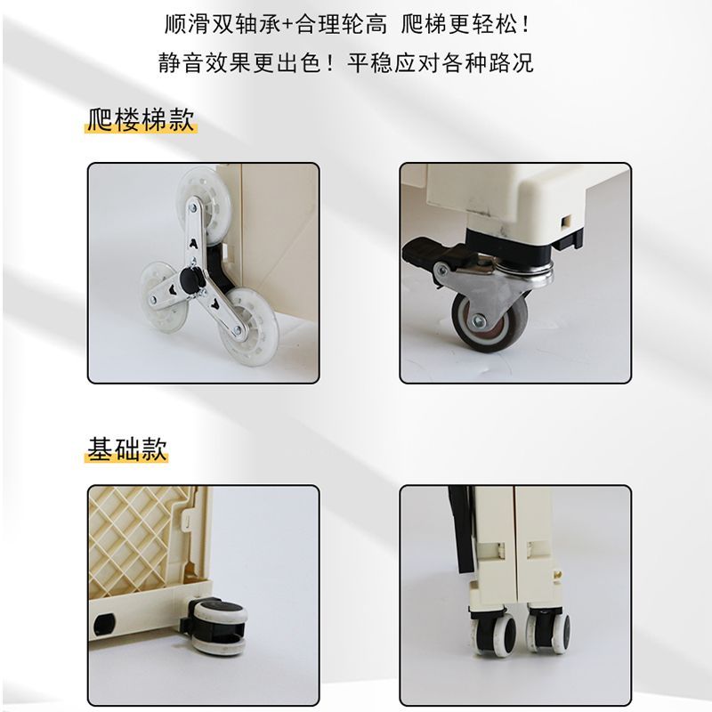 【户外买菜车！】便携折叠！超大容量！超强承重！