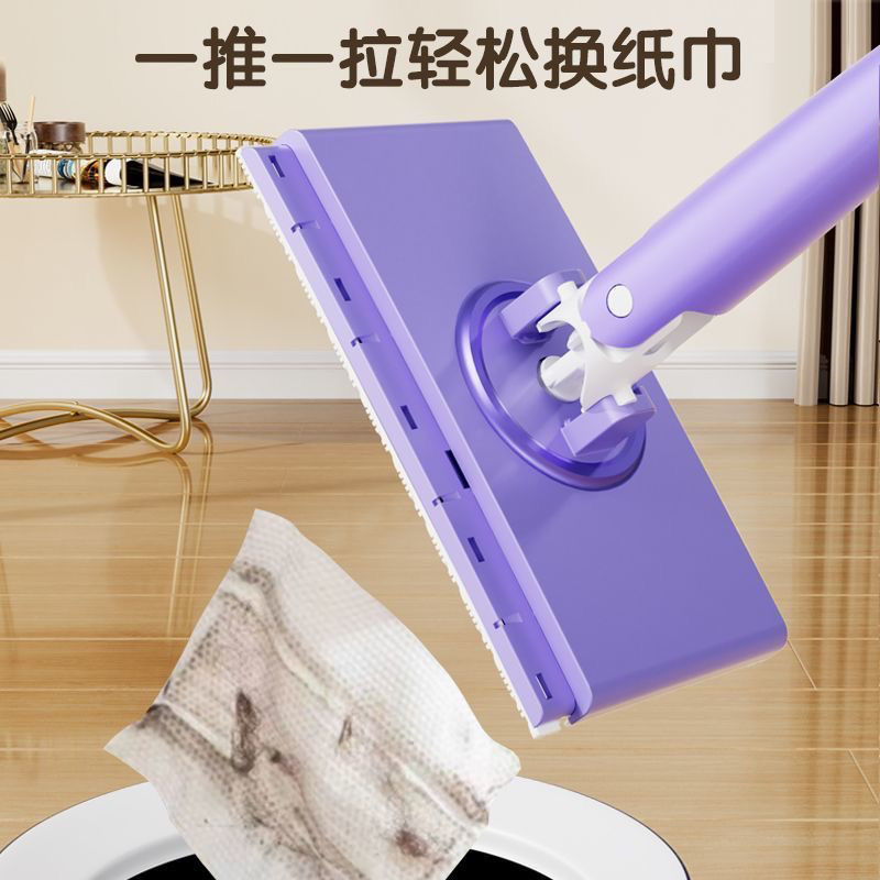 【懒人除尘神器！】擦地不脏手！二次利用更环保！