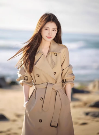 小个子的姐妹们应该怎么选风衣？风衣秋冬搭配