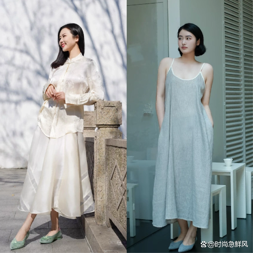 夏天必备的懒人鞋是它：王妃鞋！舒适又优雅，搭裙子、裤子都好看