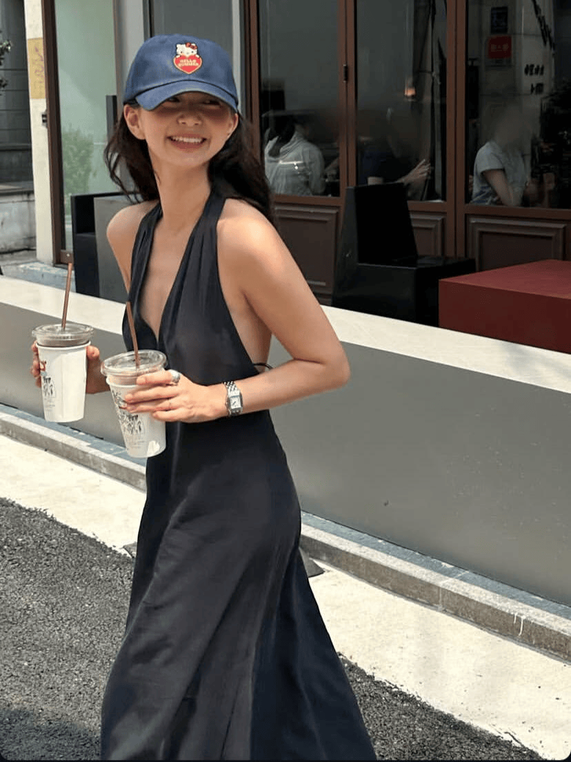 很会穿裙子的杨采钰，她这个搭配思路还挺实用