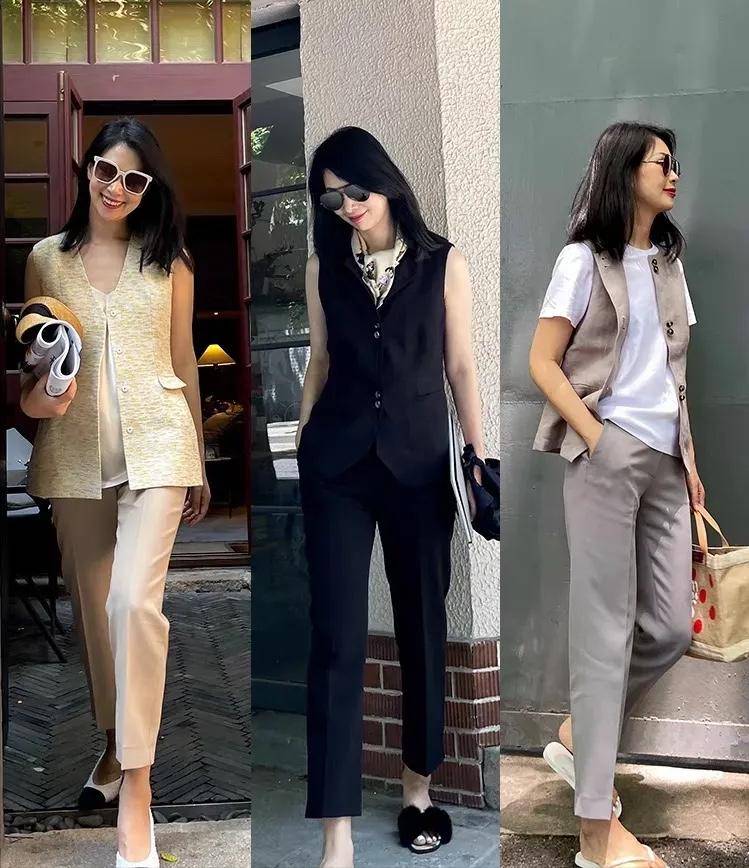 潇洒大女人风穿搭，气场强大又高级，出街稳赢！