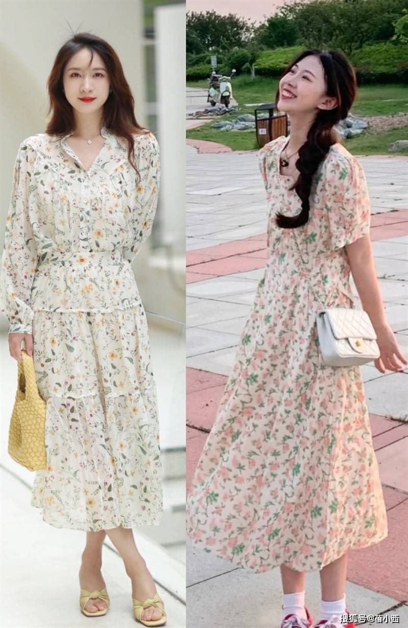夏天,还是得穿“碎花裙”,但要谨记“3不要”,才能穿得很洋气