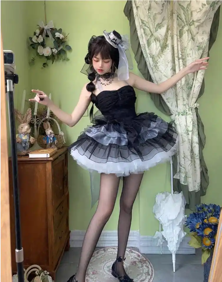 被芭蕾风洛丽塔美到了，优雅又古典！原来洛丽塔不只是“甜美”风