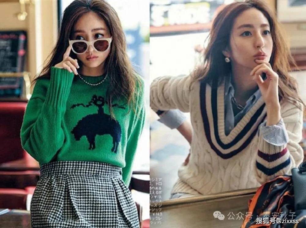 刚一入秋，她就开启了简单、又时髦的“叠穿”大法！
