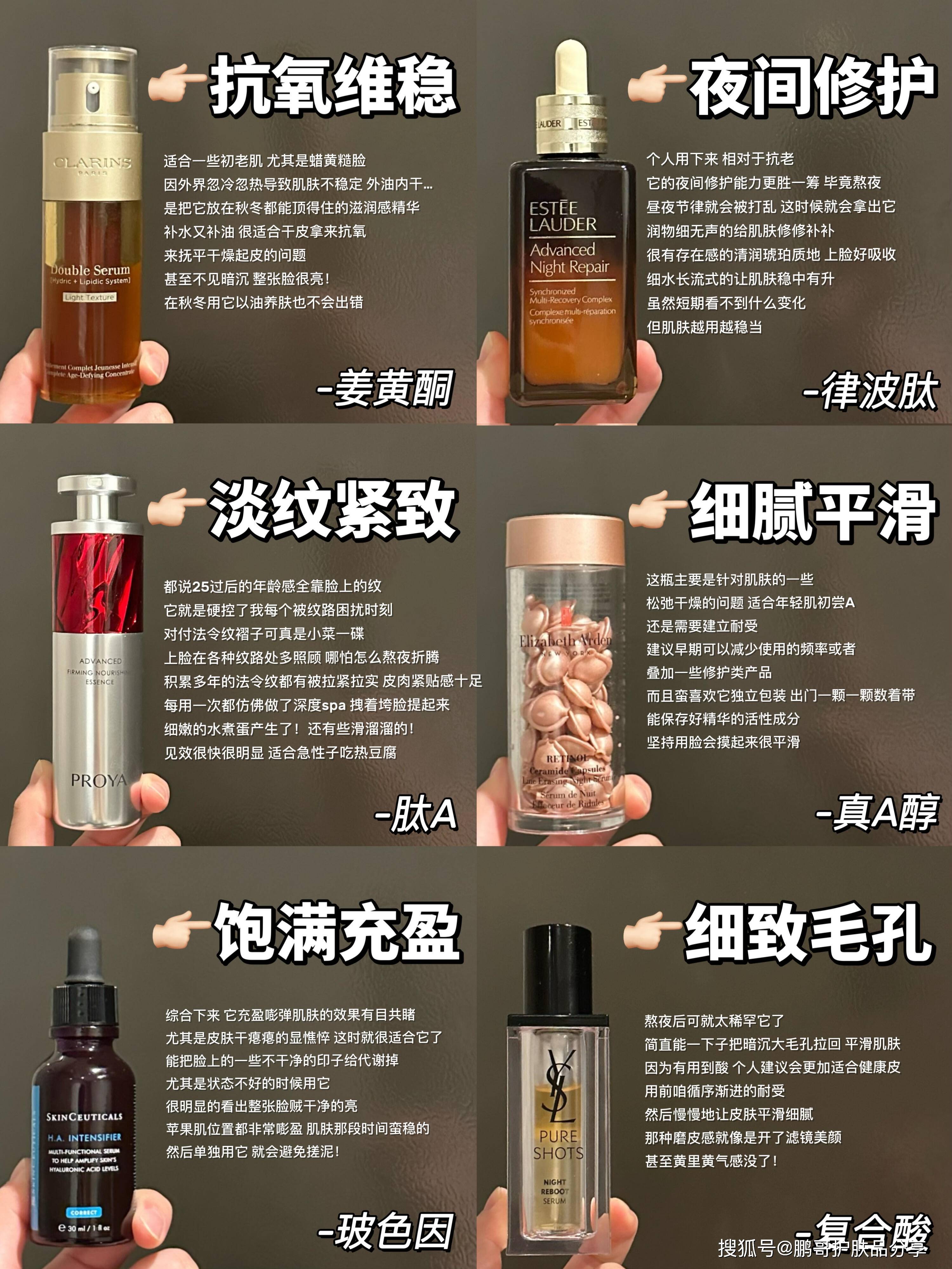 如何选择一款适合自己的抗老精华，这6款大牌抗老精华盲选不出错