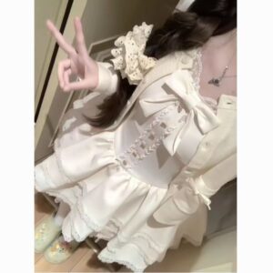 🤍奶白芭蕾风蛋糕裙套装|甜妹本命穿搭,温柔氛围感拉满✨